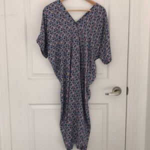 Dress with flower pattern